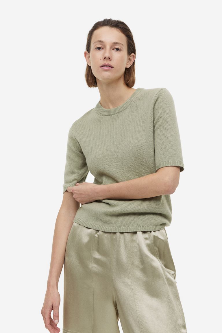 

Джемпер женский H&M 1133910005 зеленый S (доставка из-за рубежа), 1133910005