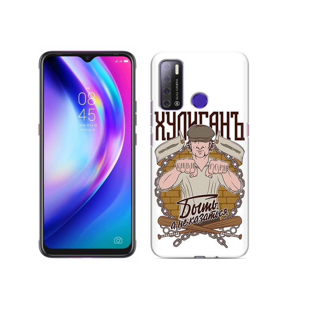 

Чехол MyPads Tocco для Tecno Pouvoir 4 Хулиган, Прозрачный, Tocco