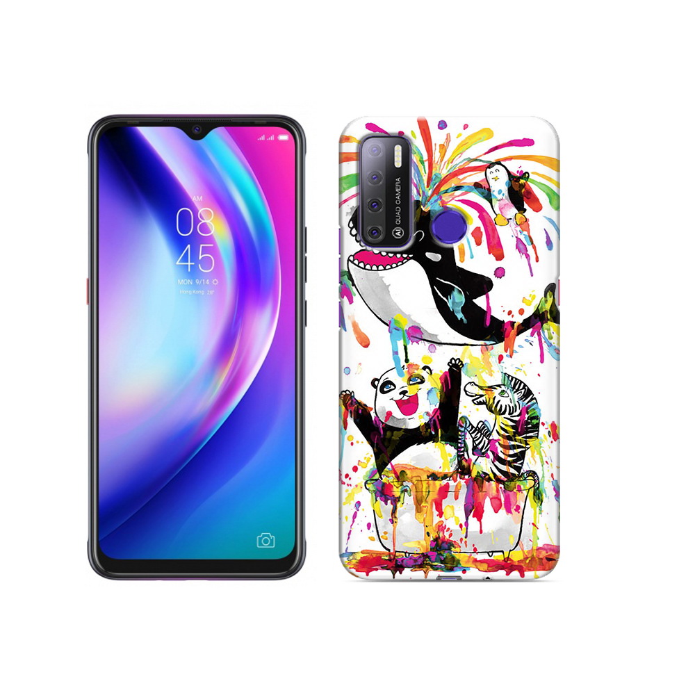 

Чехол MyPads Tocco для Tecno Pouvoir 4 Хиппи кит, Прозрачный, Tocco