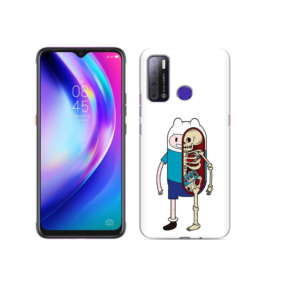 

Чехол MyPads Tocco для Tecno Pouvoir 4 Финн скелет, Прозрачный, Tocco