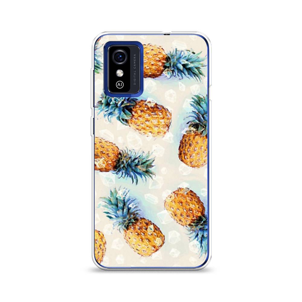 

Чехол Awog на ZTE Blade L9 / ЗТЕ Блэйд L9 "Ананасы", Разноцветный, 135250-3