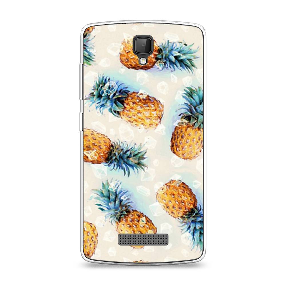 

Чехол Awog на ZTE Blade L5 (L5 Plus) / ЗТЕ Блэйд L5 (L5 Plus) "Ананасы", 130350-3