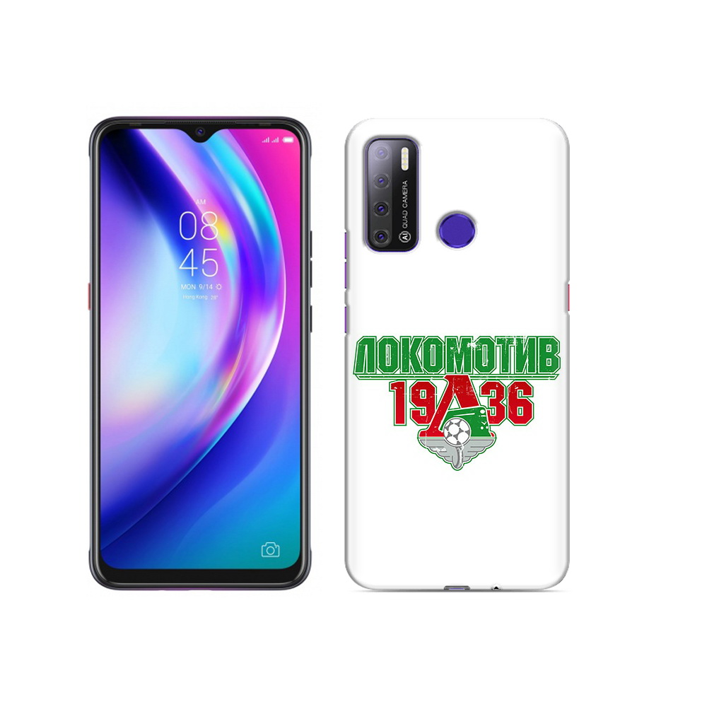 

Чехол MyPads Tocco для Tecno Pouvoir 4 ФК локомотив 1936, Прозрачный, Tocco