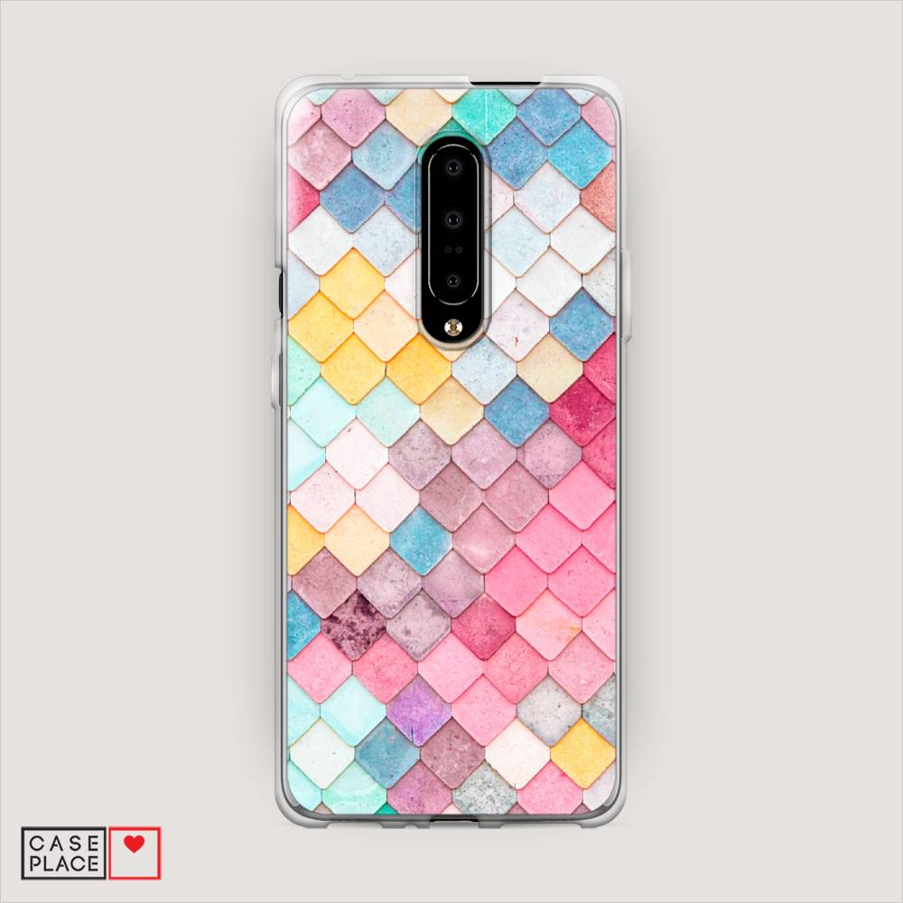 

Чехол Awog на OnePlus 7 Pro / ВанПлас 7 Pro "Нежные ромбики", Красный, 150850-4