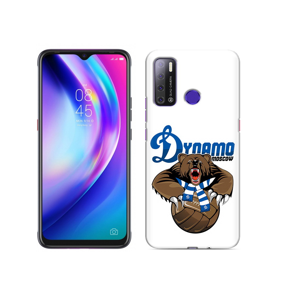

Чехол MyPads Tocco для Tecno Pouvoir 4 ФК Динамо медведь, Прозрачный, Tocco