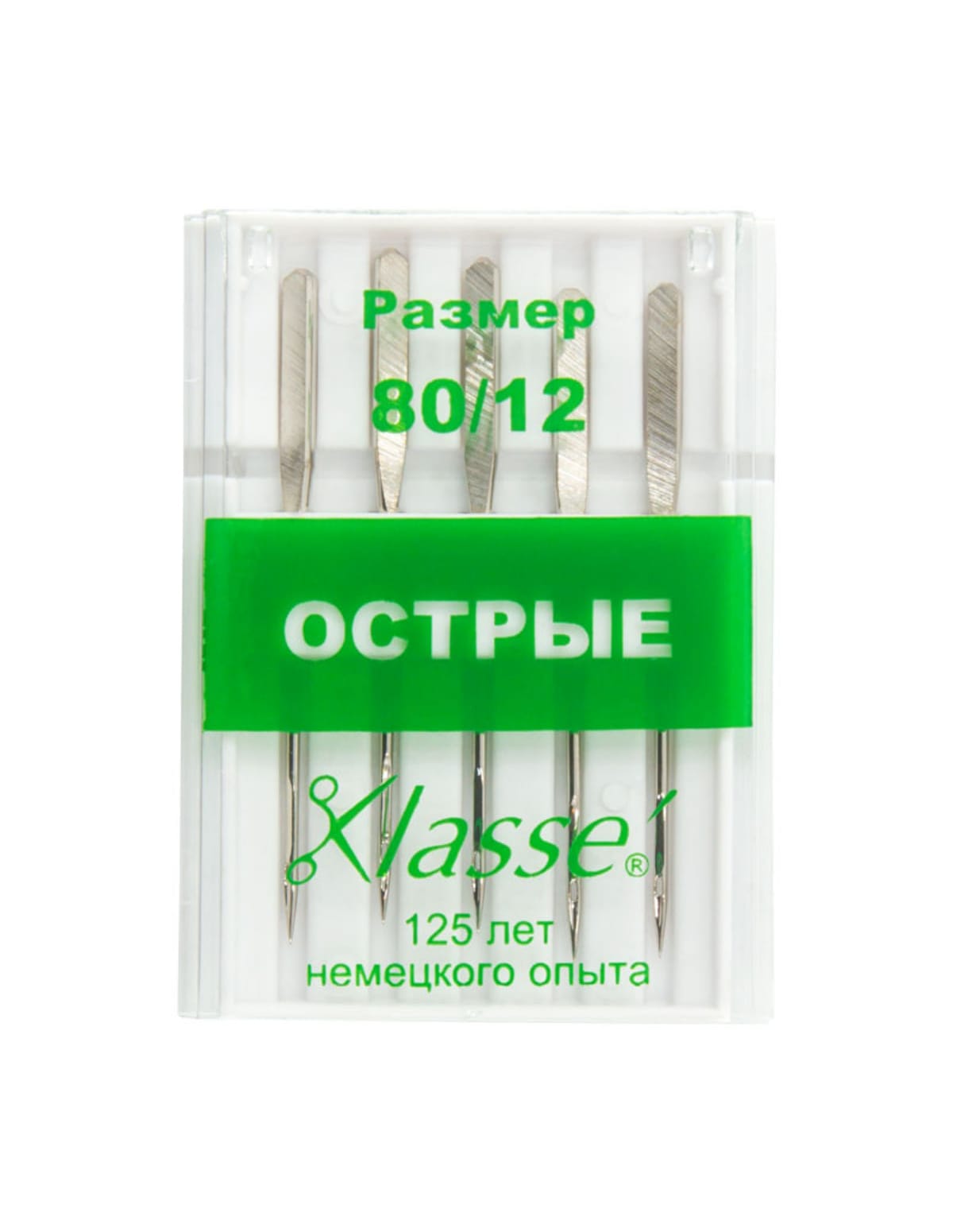 

Иглы для бытовых швейных машин микротекс N 80 N80/12