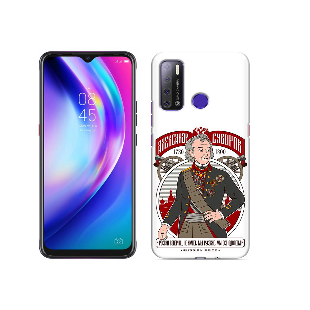 

Чехол MyPads Tocco для Tecno Pouvoir 4 Суворов, Прозрачный, Tocco