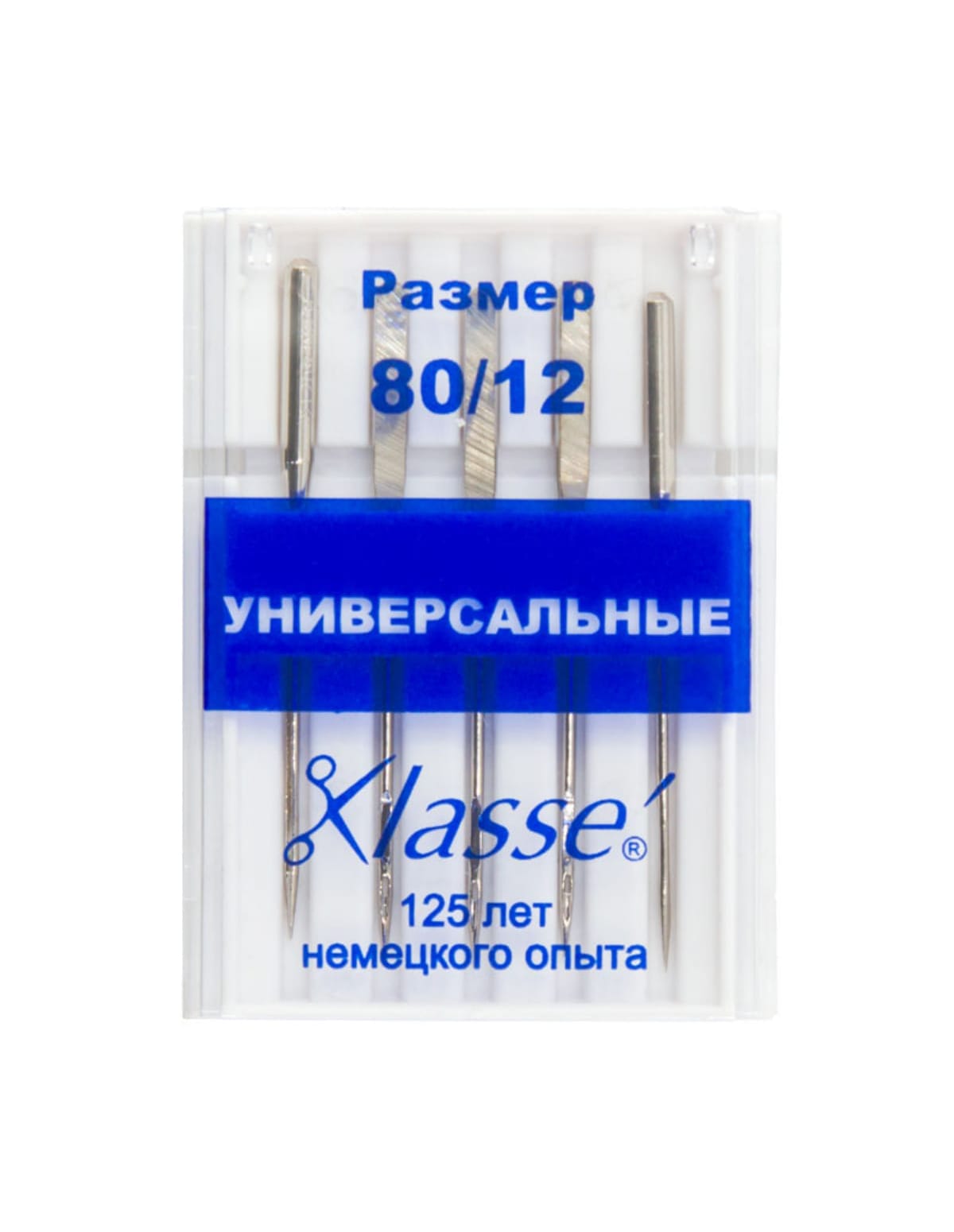 

Иглы для бытовых швейных машин универсальные N 80 N80/12