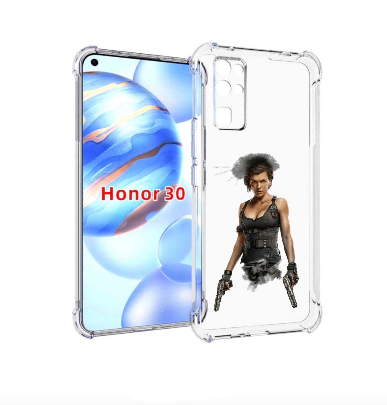 

Чехол бампер MyPads Resident-Evil для Honor 30 (BMH-AN10) против, Прозрачный, Tocco