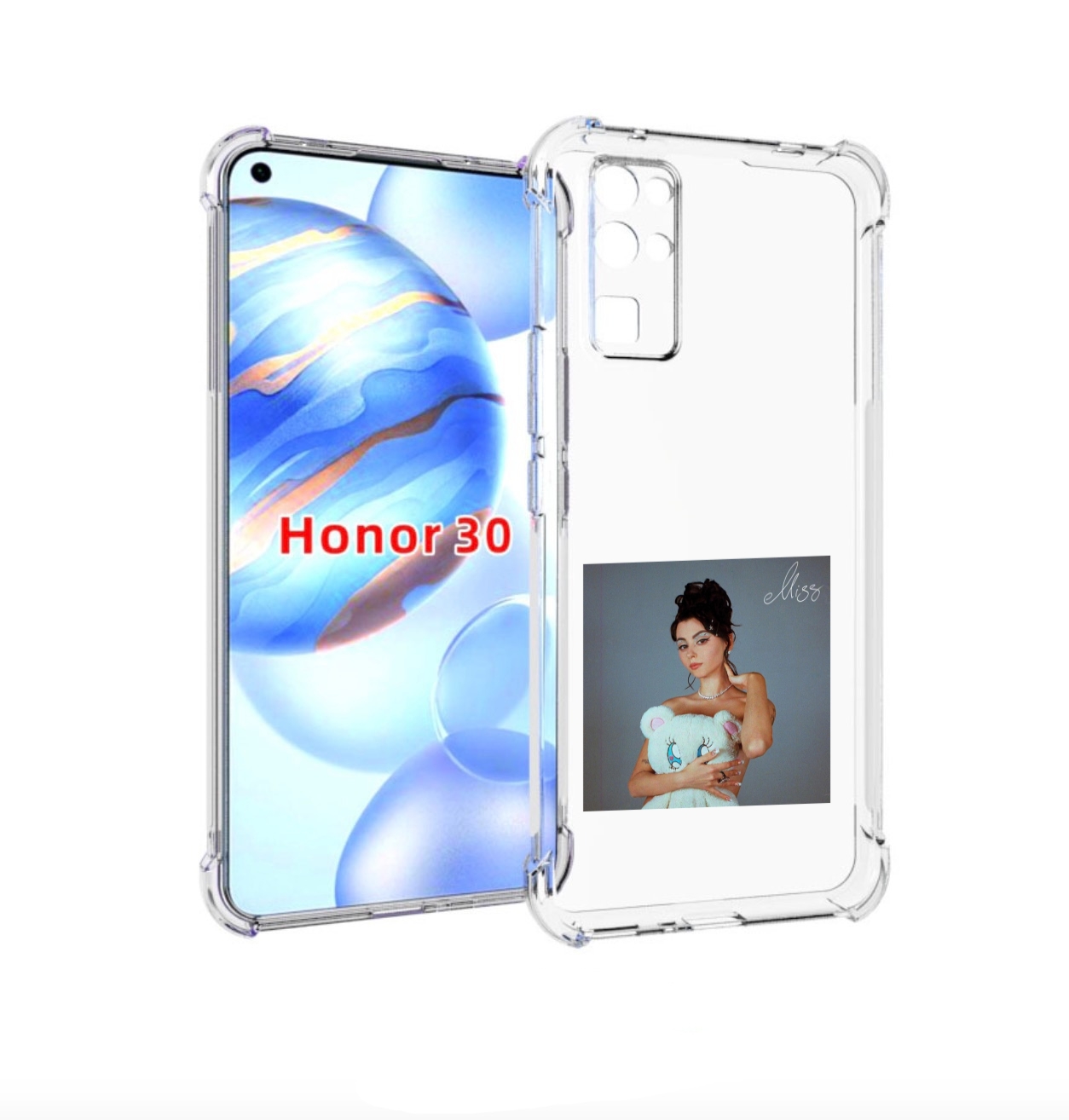 

Чехол бампер MyPads Miss Дора для Honor 30 (BMH-AN10) противоуда, Прозрачный, Tocco