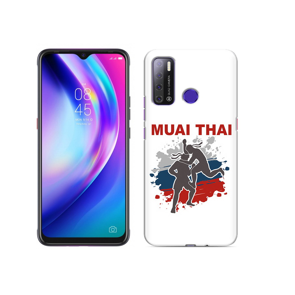 

Чехол MyPads Tocco для Tecno Pouvoir 4 Муайтай, Прозрачный, Tocco