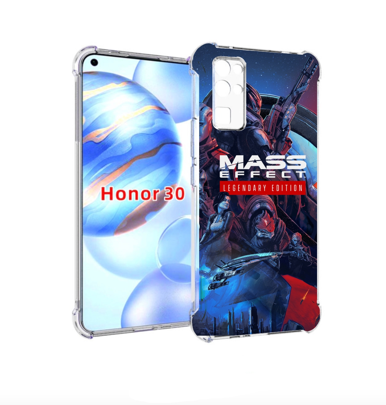 

Чехол бампер MyPads Mass Effect Legendary Edition для Honor 30 (, Прозрачный, Tocco