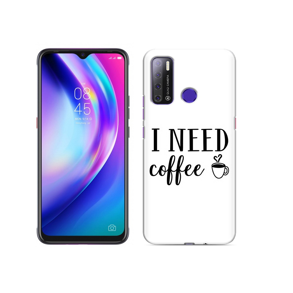 

Чехол MyPads Tocco для Tecno Pouvoir 4 Мне нужен кофе, Прозрачный, Tocco