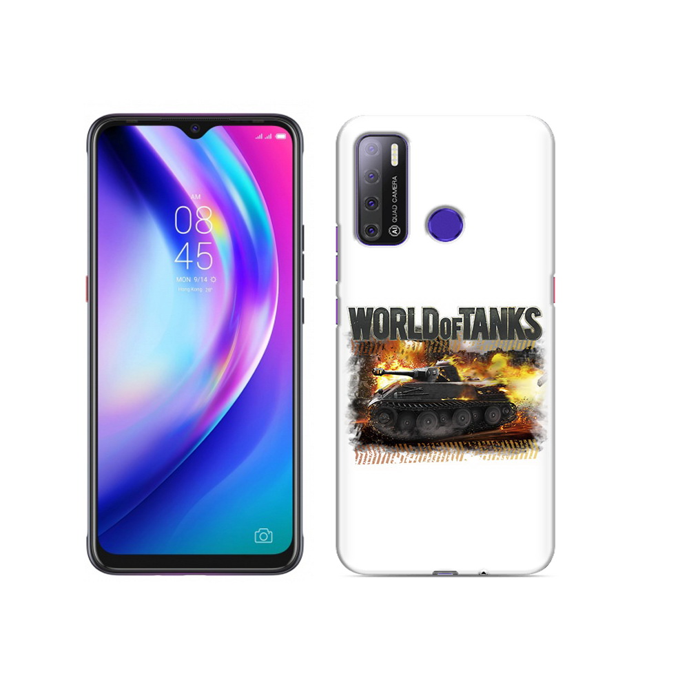 

Чехол MyPads Tocco для Tecno Pouvoir 4 Мир танков-2, Прозрачный, Tocco