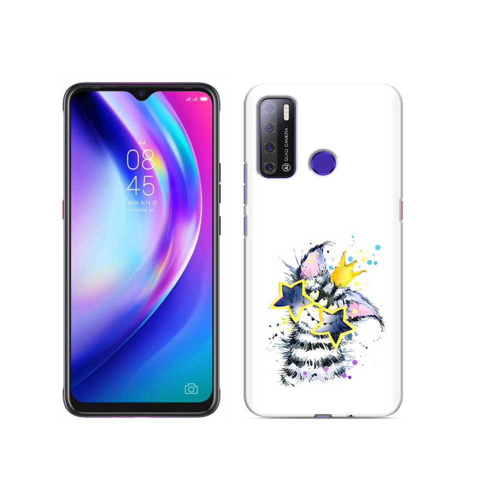 

Чехол MyPads Tocco для Tecno Pouvoir 4 Мартовский Нуся, Прозрачный, Tocco