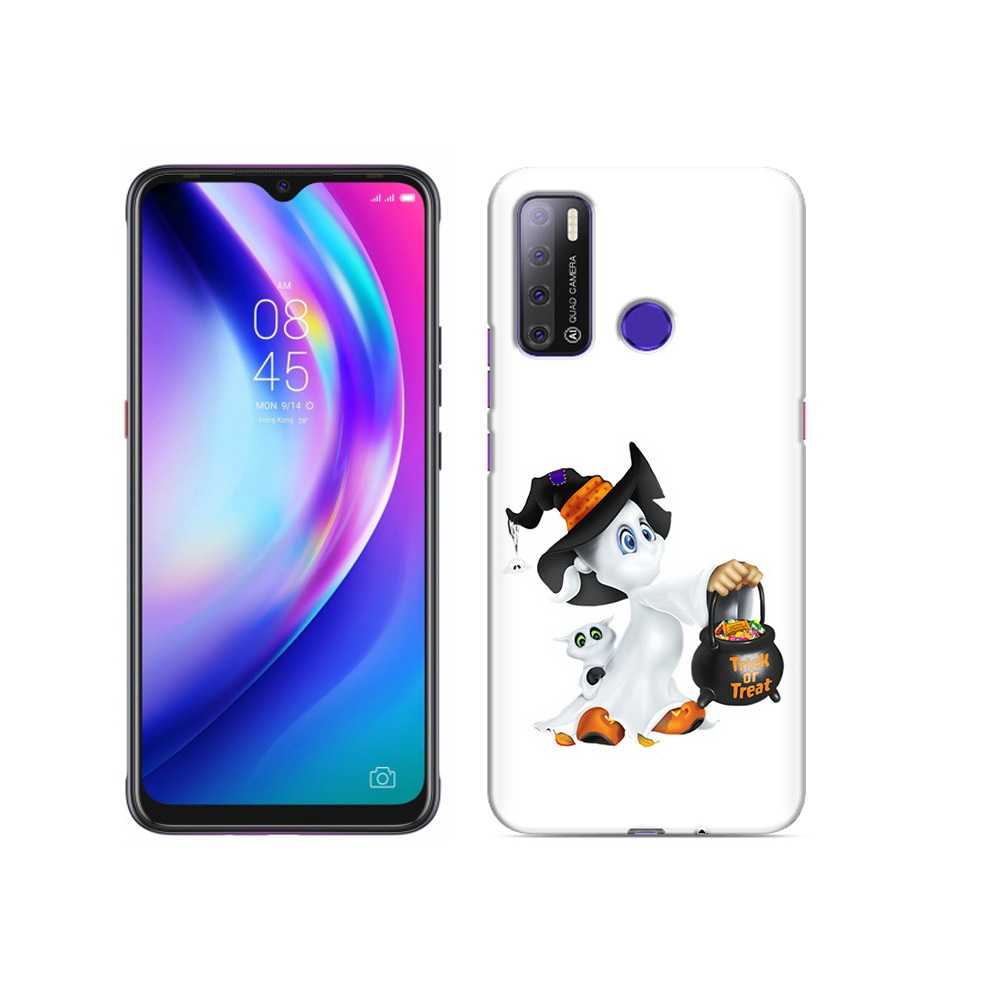 

Чехол MyPads Tocco для Tecno Pouvoir 4 Маленький призрак, Прозрачный, Tocco