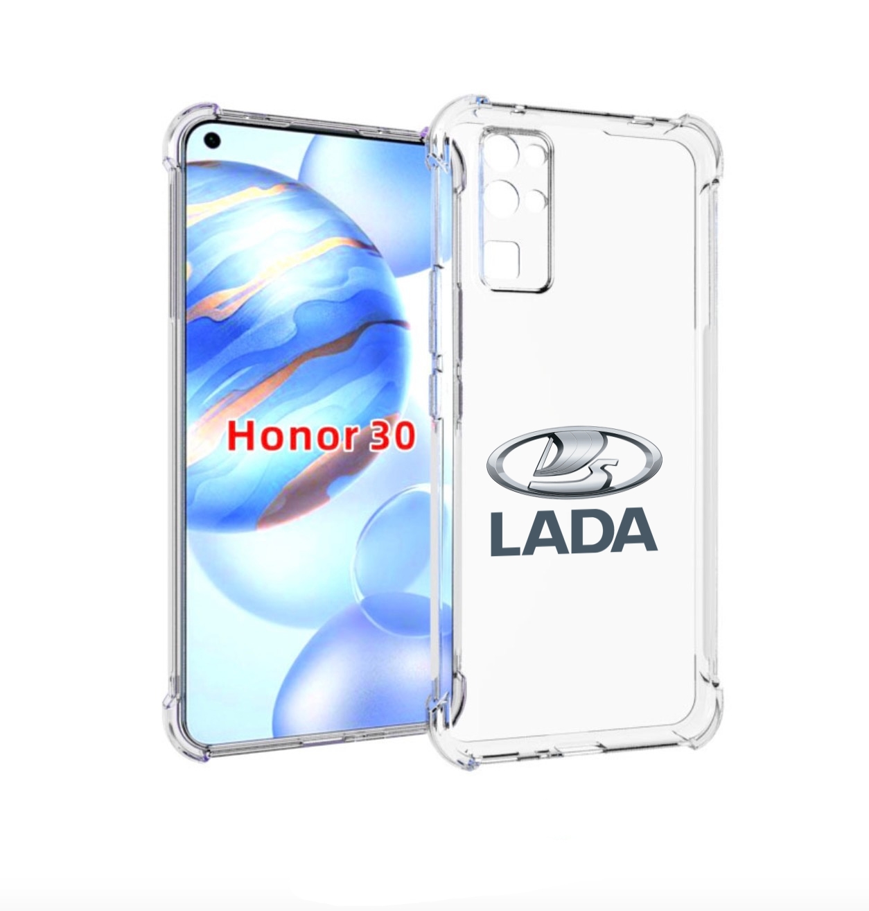 

Чехол бампер MyPads Lada-ваз-4 мужской для Honor 30 (BMH-AN10) п, Прозрачный, Tocco