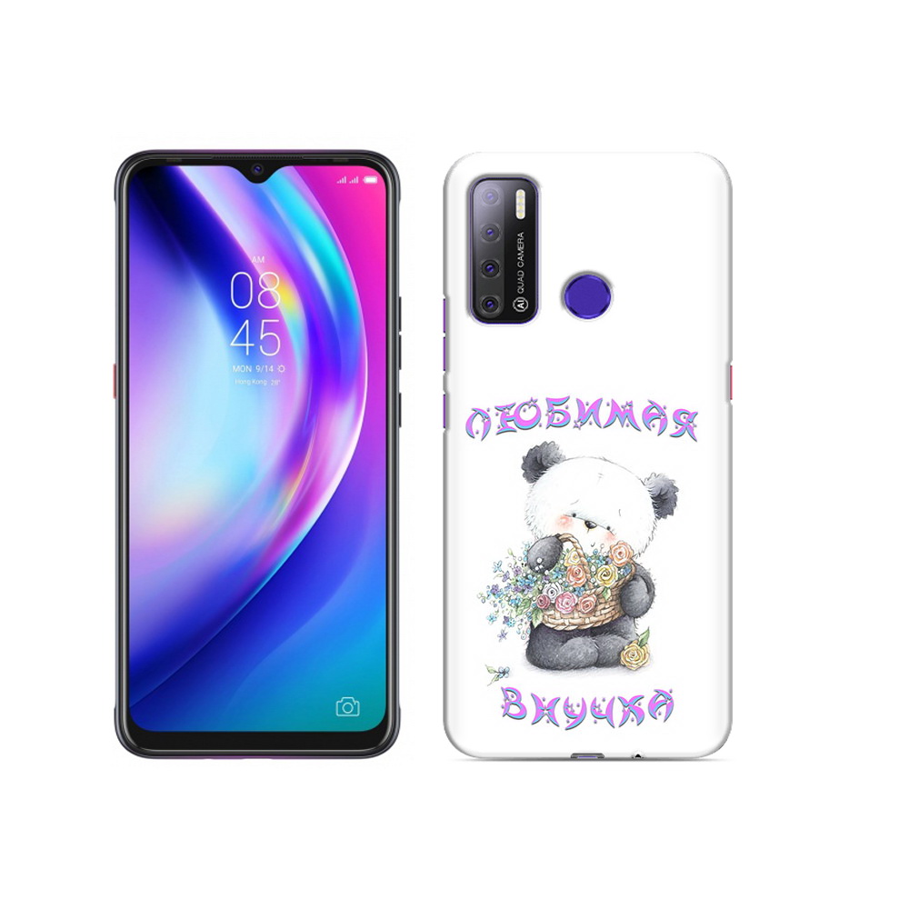 

Чехол MyPads Tocco для Tecno Pouvoir 4 Любимая внучка, Прозрачный, Tocco