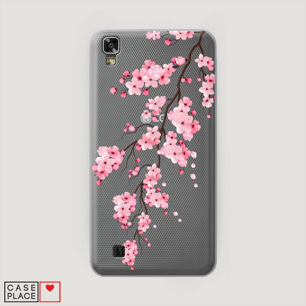 

Чехол Awog на LG X Power (K220DS) "Розовая сакура", Розовый;коричневый, 82350-8