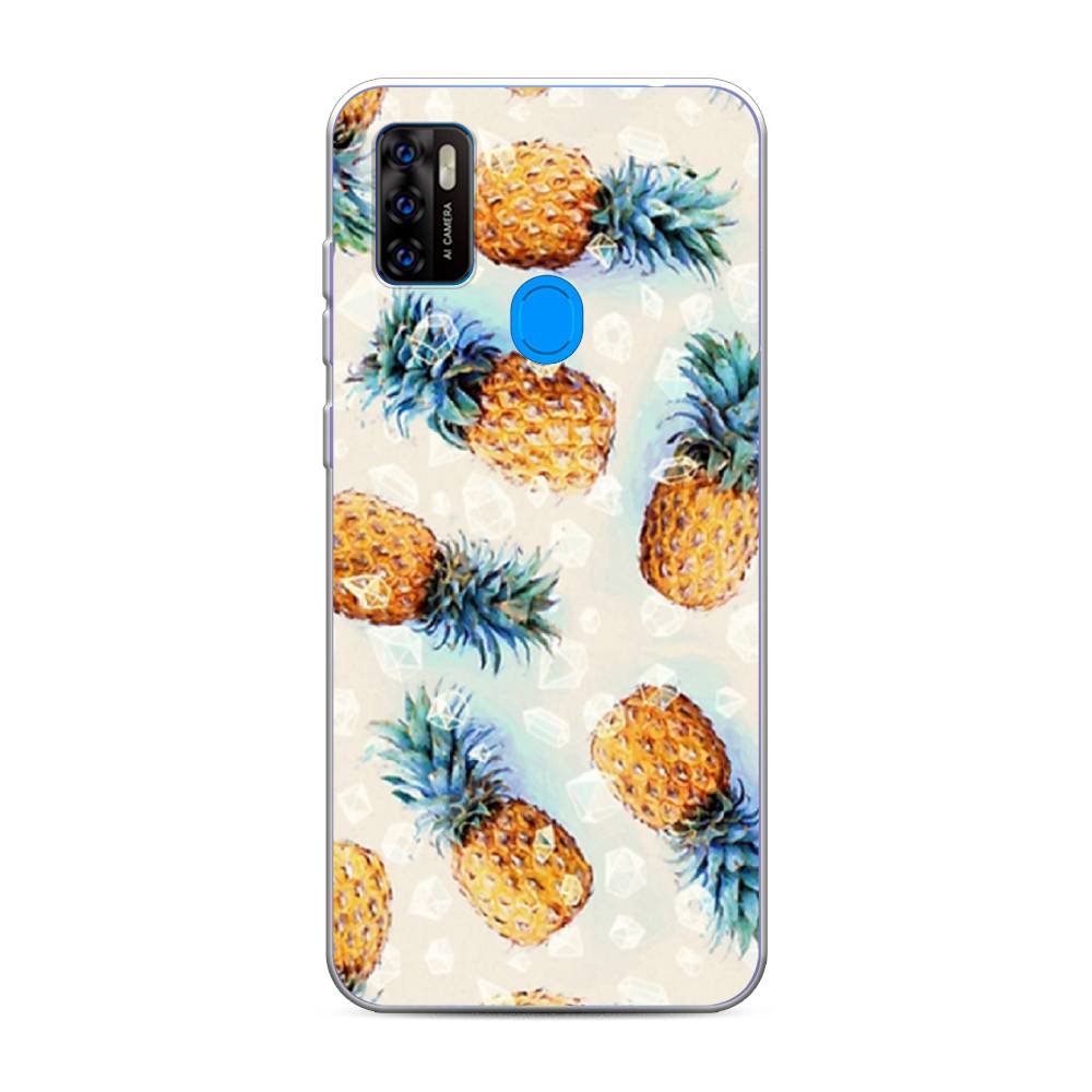 

Чехол Awog на ZTE Blade A7s 2020 / ЗТЕ Блэйд A7s 2020 "Ананасы", Разноцветный, 133950-3