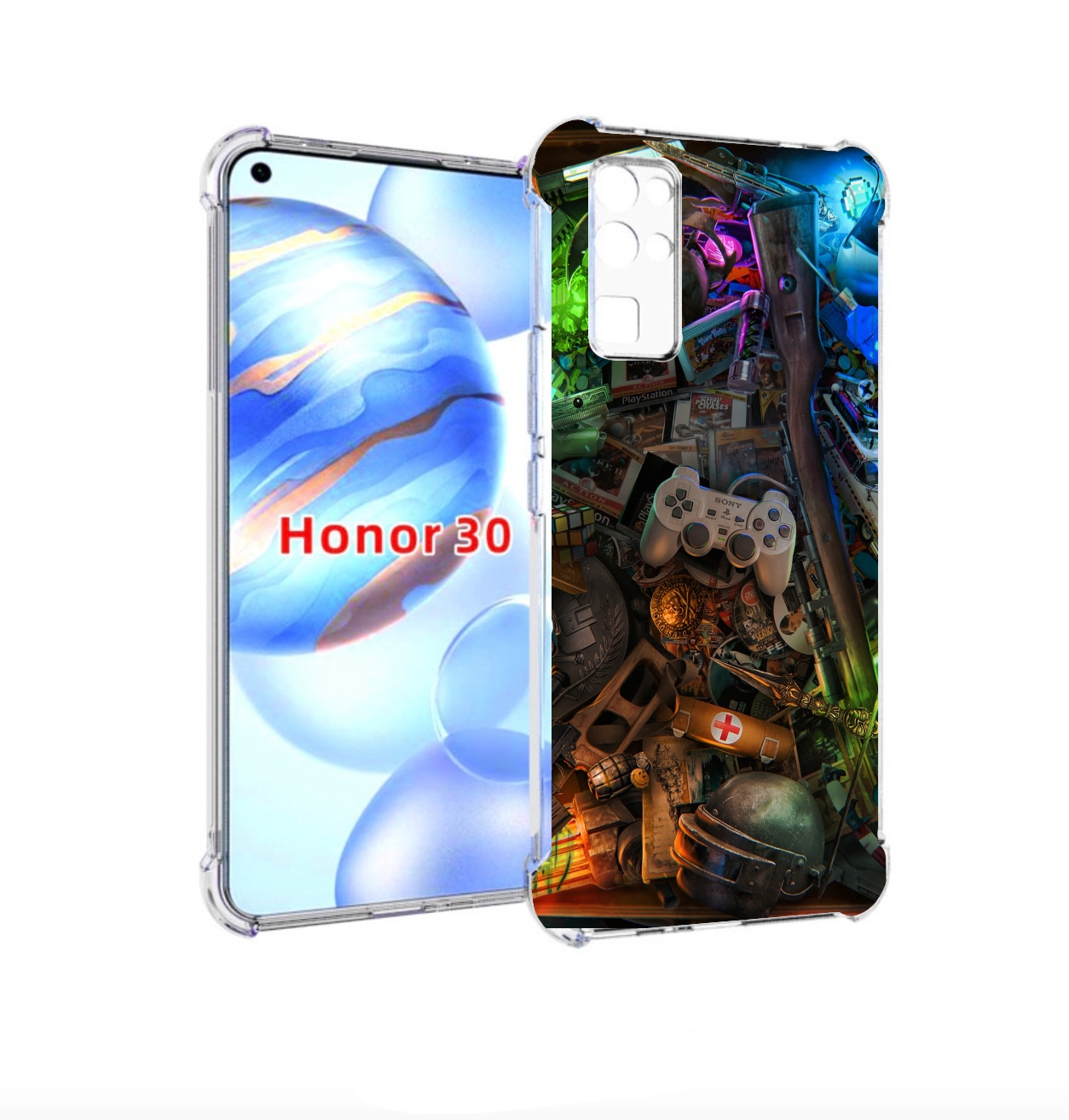 

Чехол бампер MyPads JlaMBcPa6eM для Honor 30 (BMH-AN10) противоу, Прозрачный, Tocco