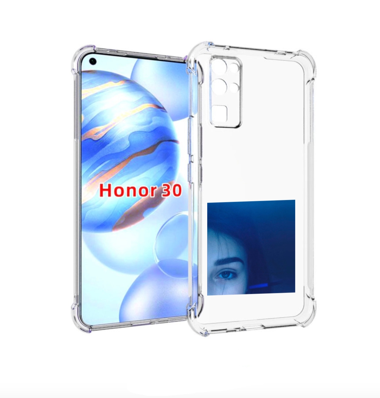 

Чехол бампер MyPads Hate Love face для Honor 30 (BMH-AN10) проти, Прозрачный, Tocco