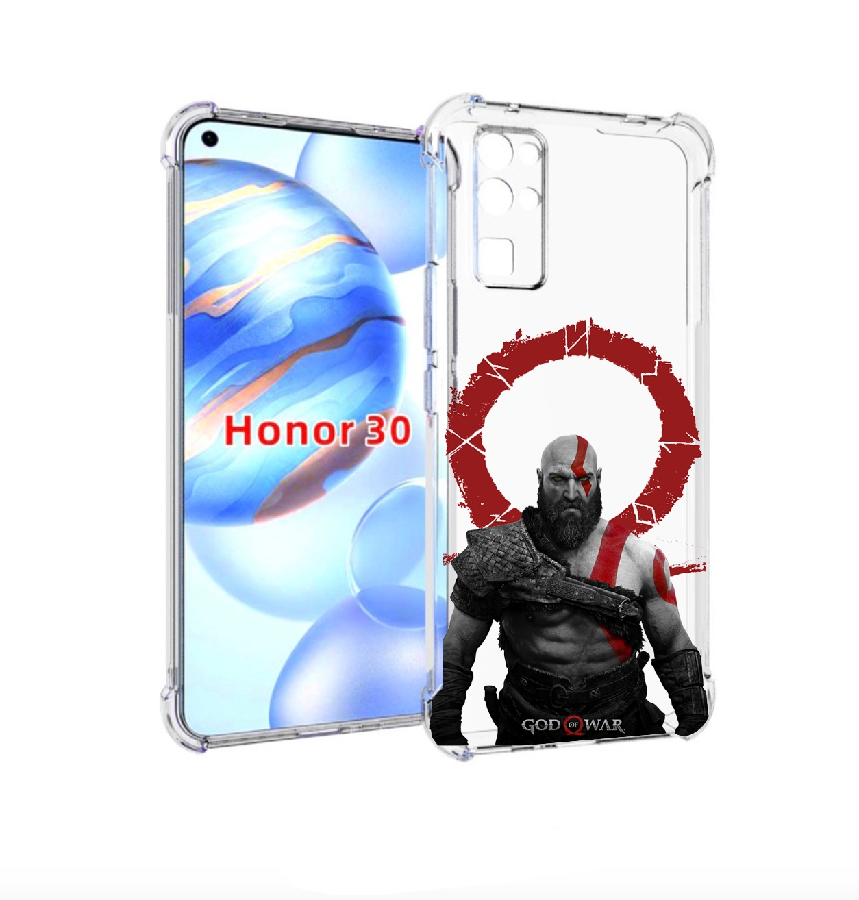 

Чехол бампер MyPads God-of-War для Honor 30 (BMH-AN10) противоуд, Прозрачный, Tocco