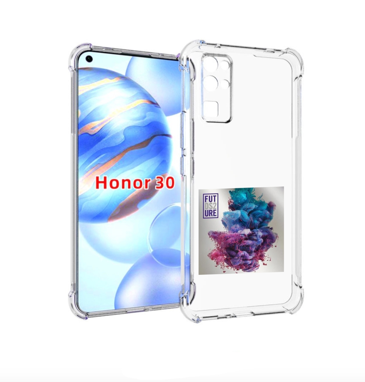 

Чехол бампер MyPads Future - DS2 (Dirty Sprite 2) для Honor 30 (, Прозрачный, Tocco