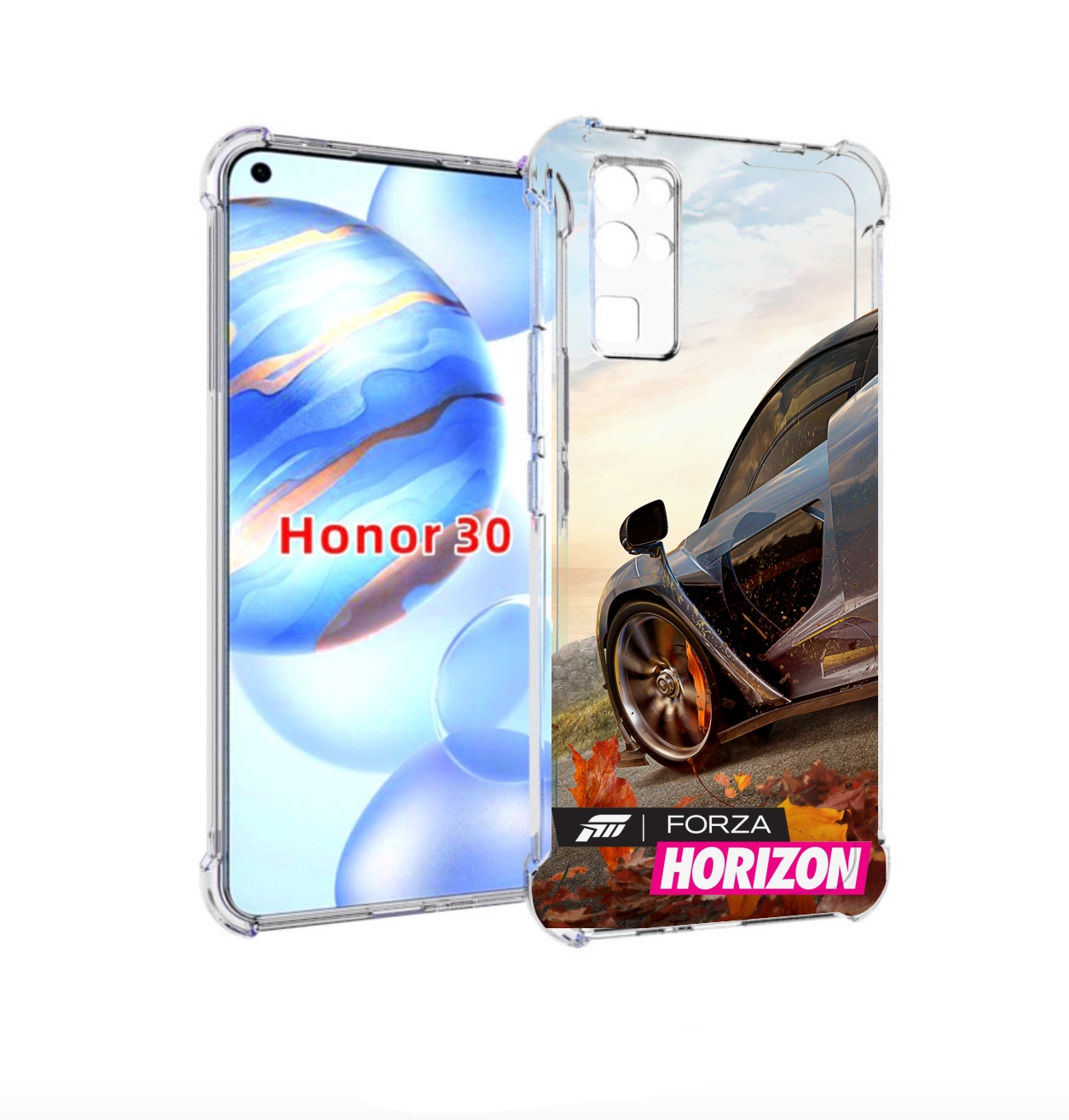 

Чехол бампер MyPads Forza Horizon 4 для Honor 30 (BMH-AN10) прот, Прозрачный, Tocco