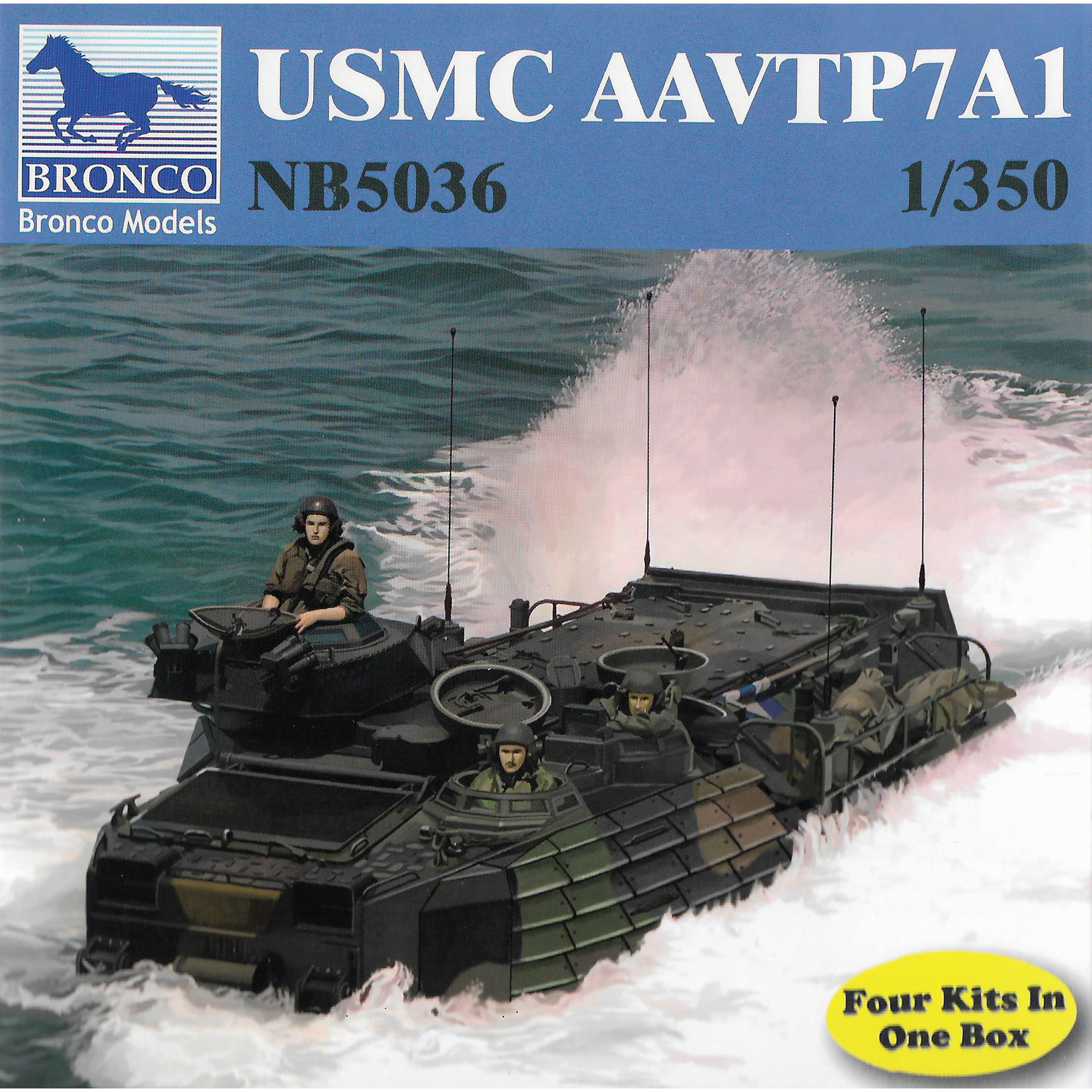 

Сборная модель Bronco 1/350 USMC AAVTP7A1 NB5036