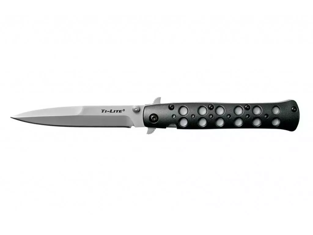 

Туристический нож Cold Steel Ti-Lite 4, серебристый/черный, Черный;серебристый