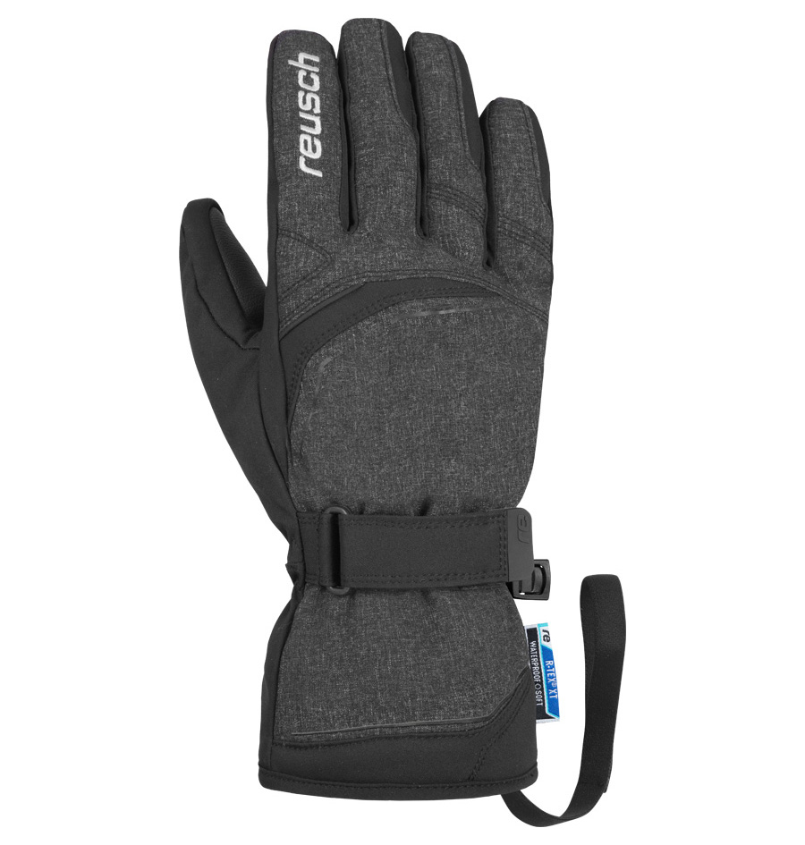 фото Перчатки reusch primus r-tex® xt, black/black melange, 9.5 inch