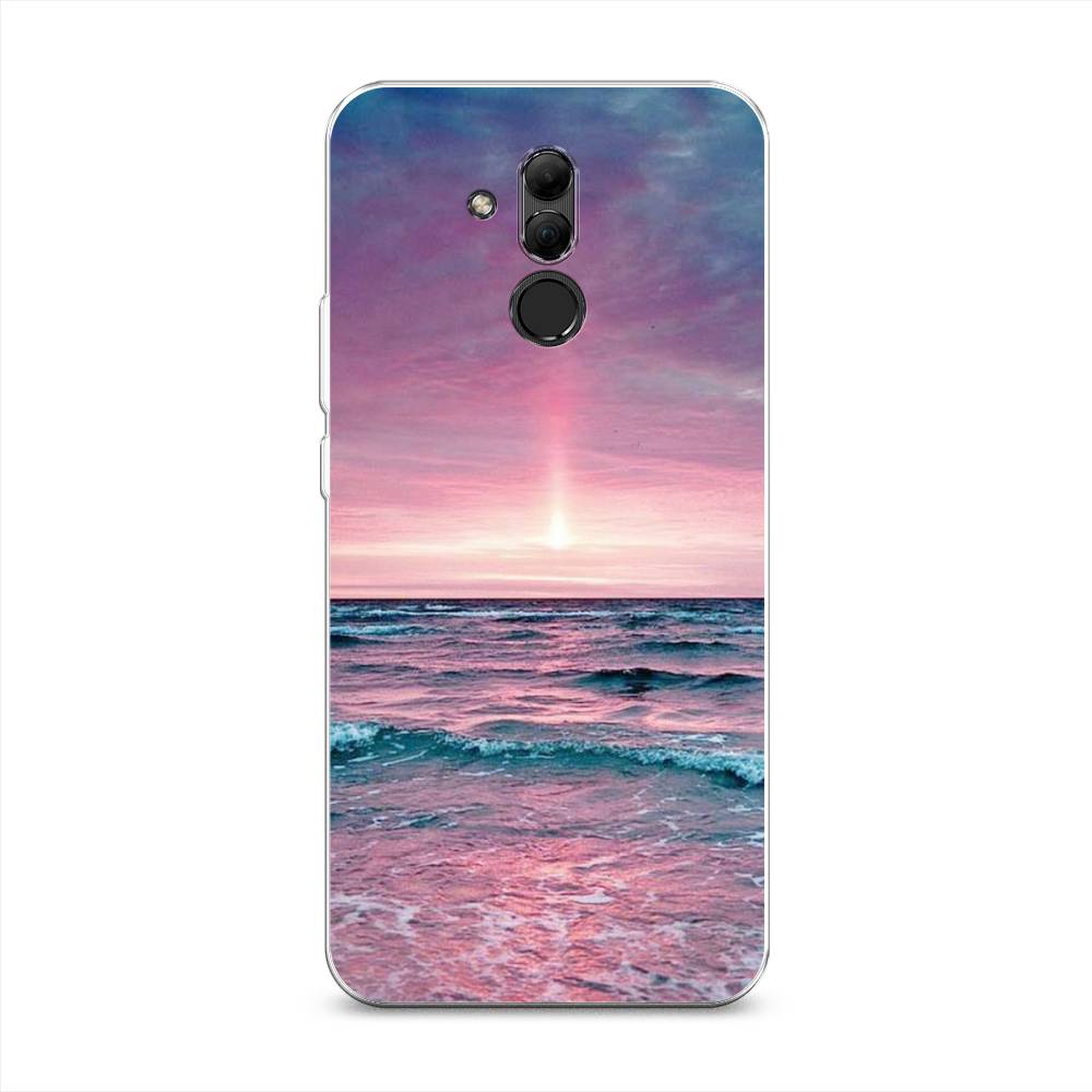

Чехол на Huawei Mate 20 Lite "Восход 3", Розовый;голубой, 66650-2