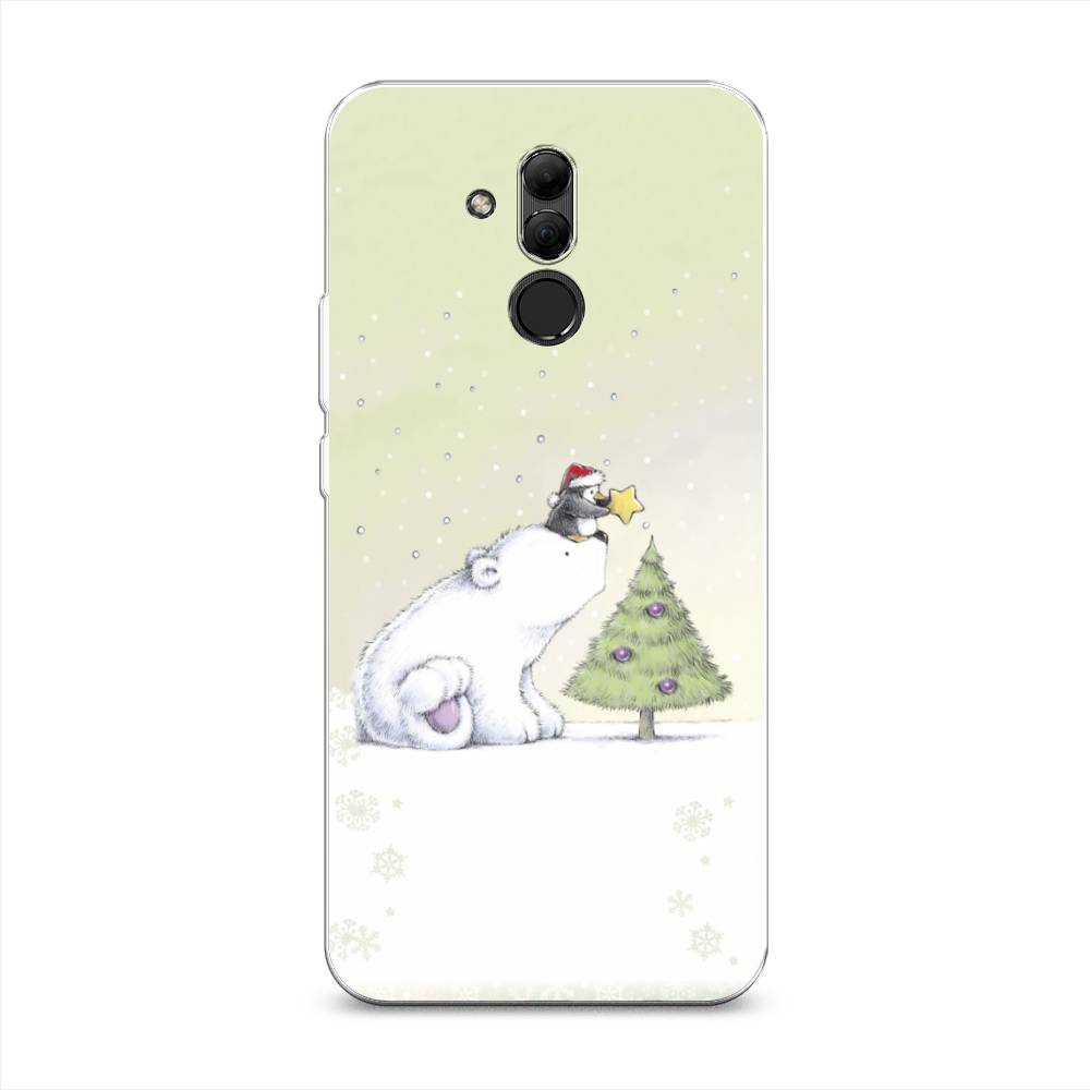 

Чехол на Huawei Mate 20 Lite "Украшение елки", Белый;бежевый, 66650-5