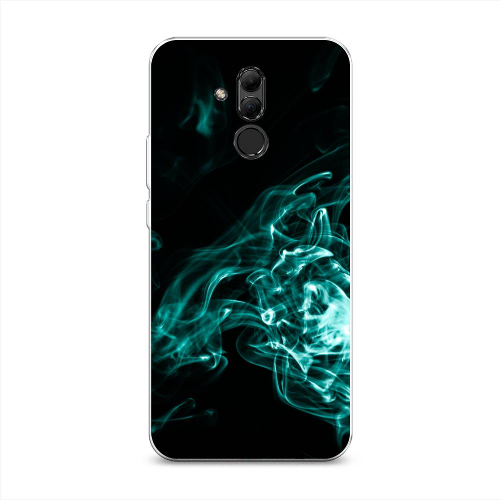 

Чехол на Huawei Mate 20 Lite "Дым", Голубой;черный, 66650-3