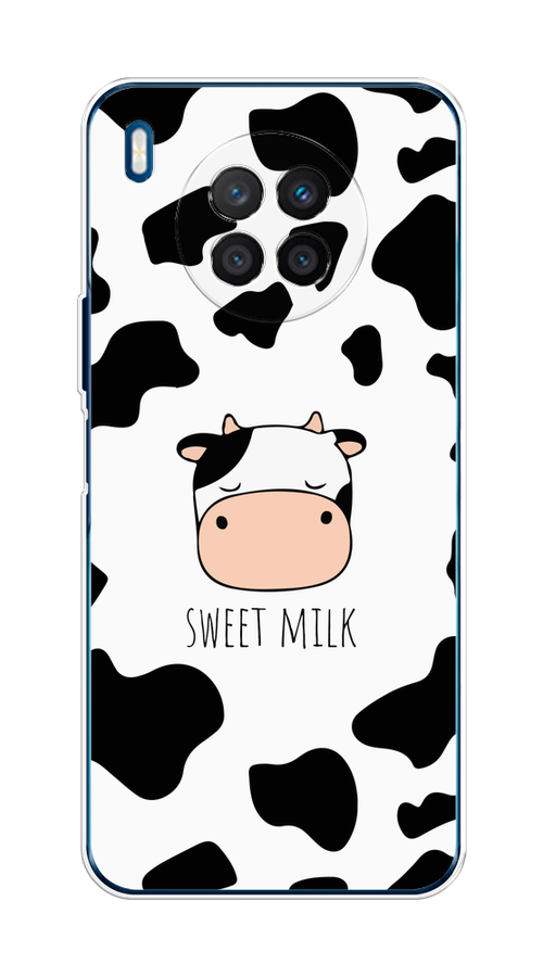 

Чехол на Huawei Nova 8i "Sweet milk", Розовый;белый;черный, 6106350-1