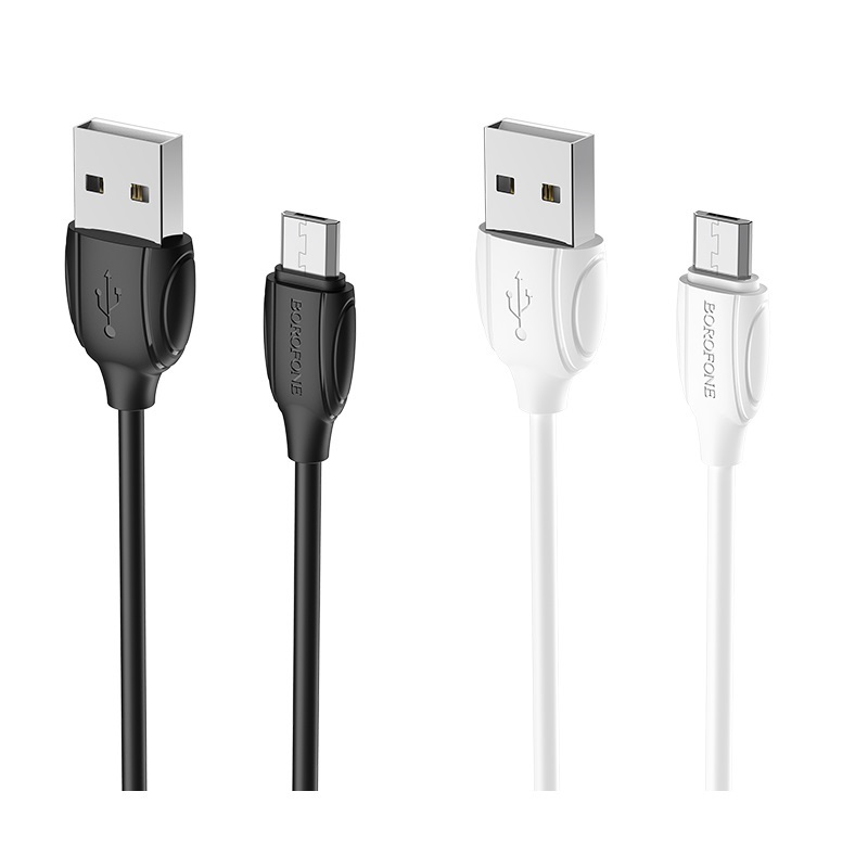 

Дата-кабель USB 2.4A для micro USB Borofone BX19 TPE 1м White (повреждена упаковка)