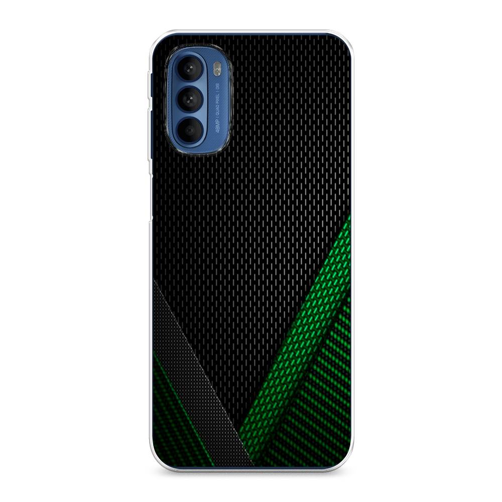 

Чехол Awog на Motorola Moto G31/G41 "Зеленый карбон", Разноцветный, 242550-3