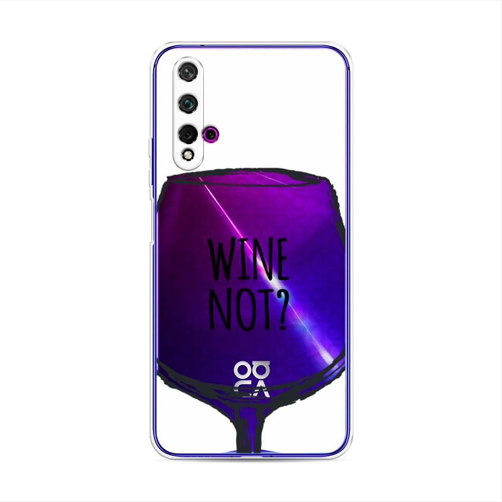 

Чехол на Huawei Nova 5T/Honor 20 "Wine not white", Белый, 610550-6