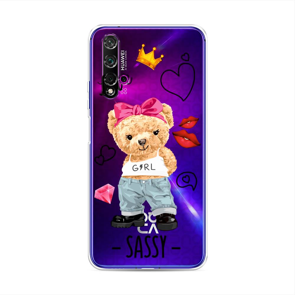 

Чехол на Huawei Nova 5T/Honor 20 "Sugar Mommy", Голубой;белый;розовый, 610550-6