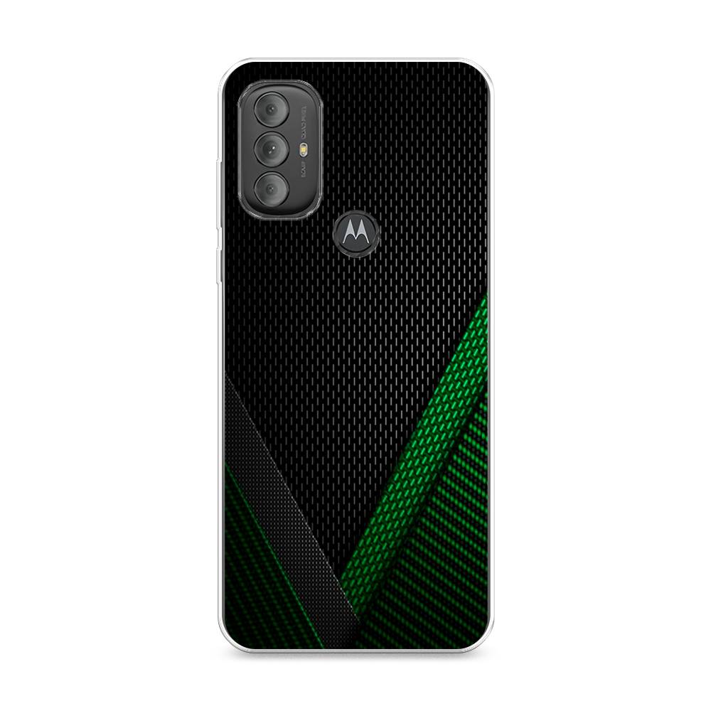 

Чехол Awog на Motorola Moto G Power 2022 "Зеленый карбон", Разноцветный, 242850-3
