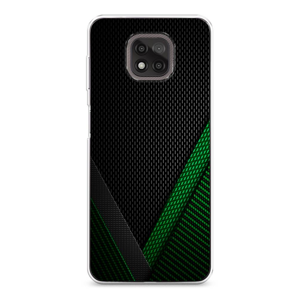 

Чехол Awog на Motorola Moto G Power 2021 "Зеленый карбон", Разноцветный, 242750-3