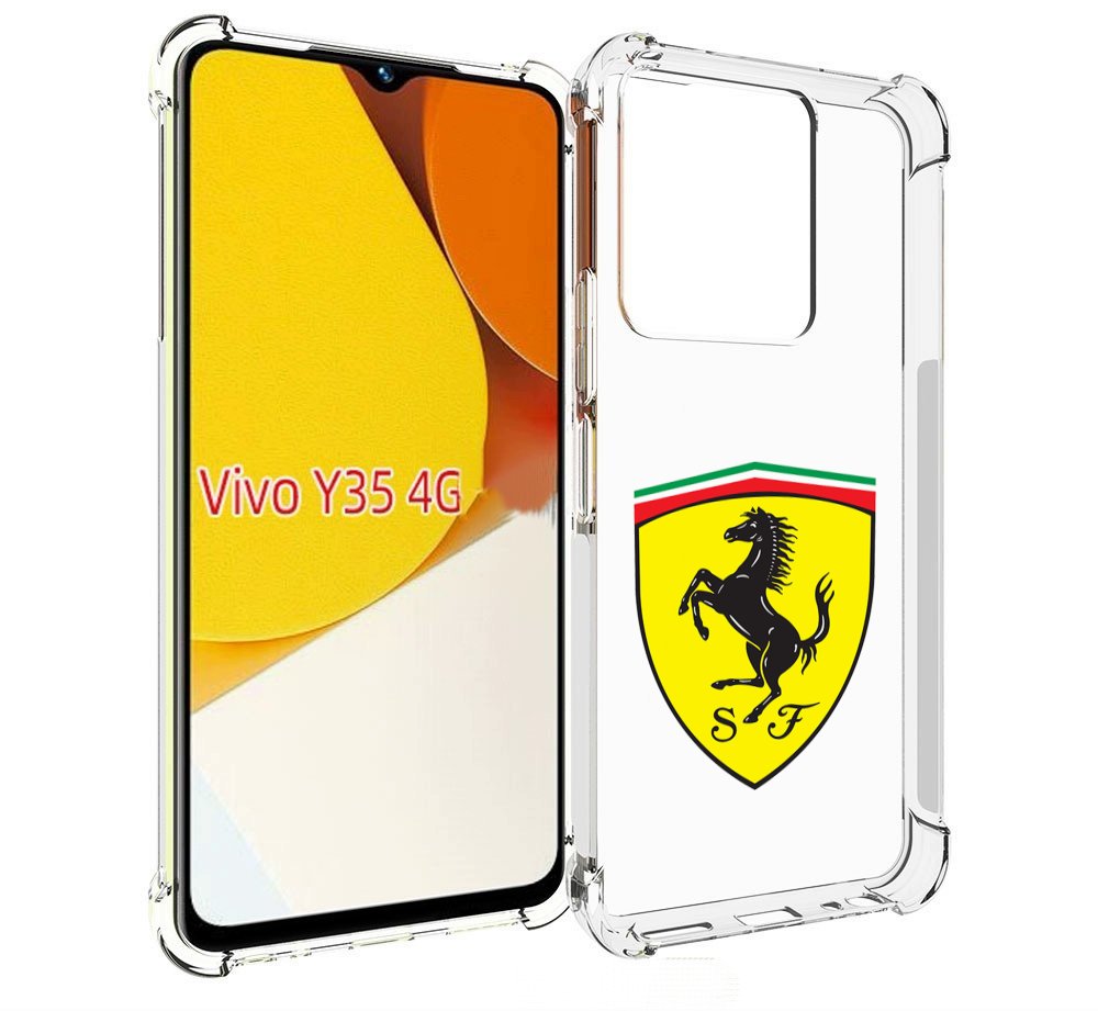 

Чехол MyPads Ferrari-3 мужской для Vivo Y35 4G 2022 / Vivo Y22, Прозрачный, Tocco
