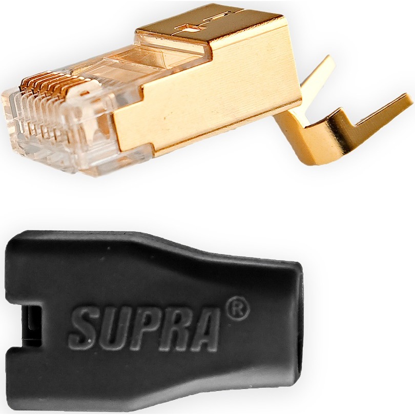 

Разъем RJ45 Supra RJ45 CAT7+ MALE ETHERNET PLUG BULK, RJ45 CAT7+ MALE ETHERNET PLUG BULK