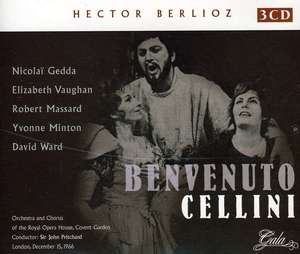 BERLIOZ, HECTOR - Benvenuto Cellini (Covent Garden 1966) Gedda / Vaughan / Minton / Ward /