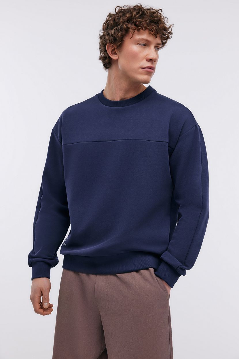 

Свитшот мужской Baon B6124014 синий 2XL, B6124014
