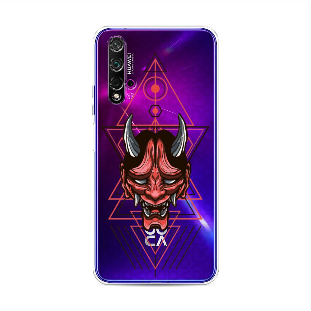 

Чехол для Huawei Nova 5T/Honor 20 "Hanya Oni mask", Серый;красный;черный, 610550-4