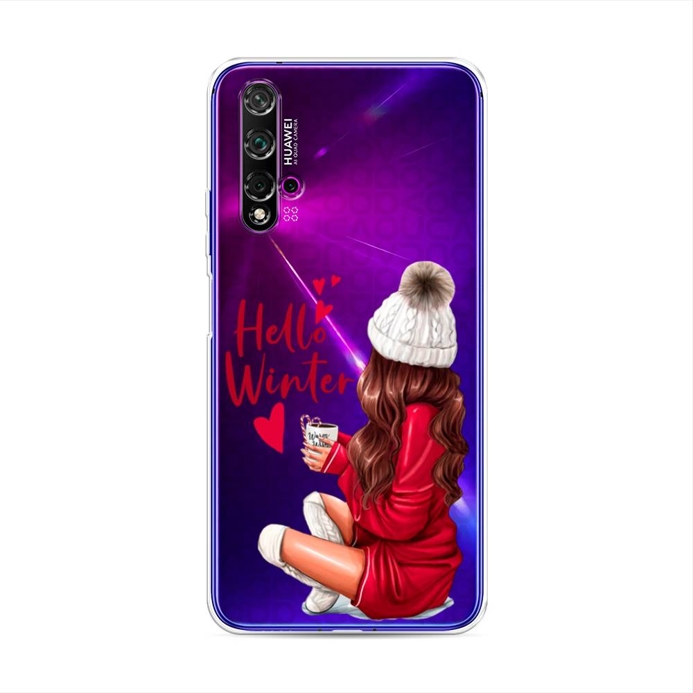 

Чехол для Huawei Nova 5T/Honor 20 "Hello winter", Красный;белый;коричневый, 610550-5