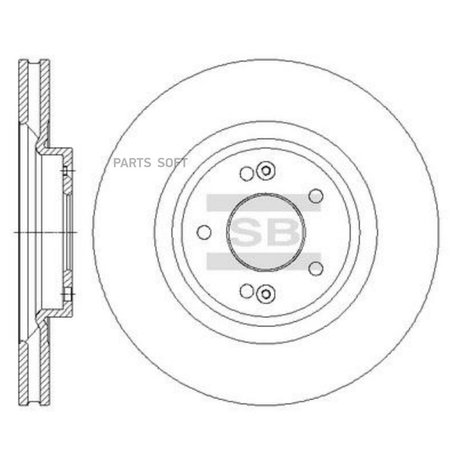 

Диск Тормозной Sangsin brake арт. SD1091