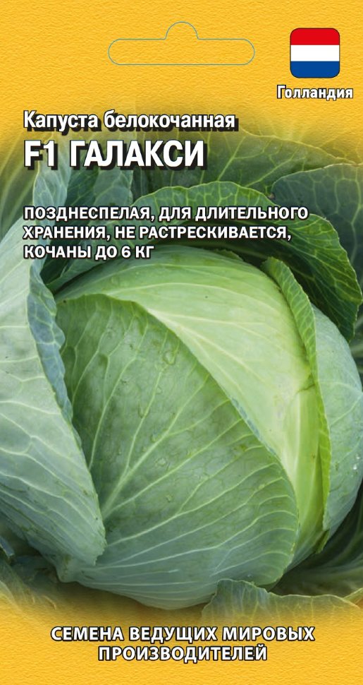 

Семена капуста белокочанная Галакси F1 Гавриш 1026994980-10 10 уп.